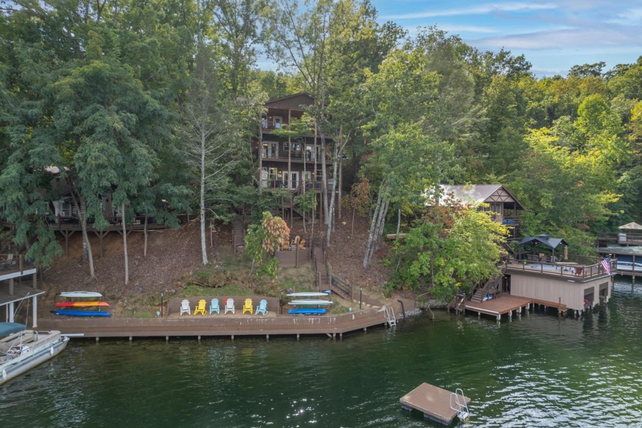 Вилла Russell'S Fort At White Oak Point: Historical Cabin On Lake Lure, Luxury, Direct Lake Access! Экстерьер фото