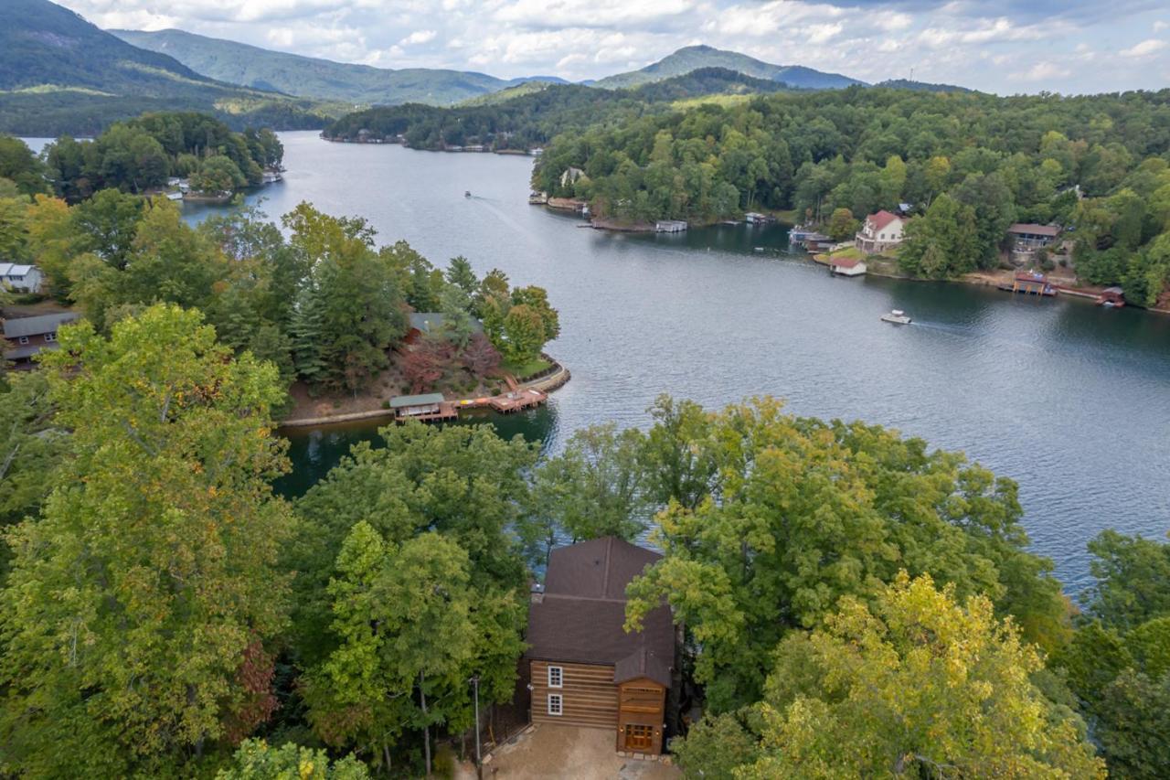 Вилла Russell'S Fort At White Oak Point: Historical Cabin On Lake Lure, Luxury, Direct Lake Access! Экстерьер фото