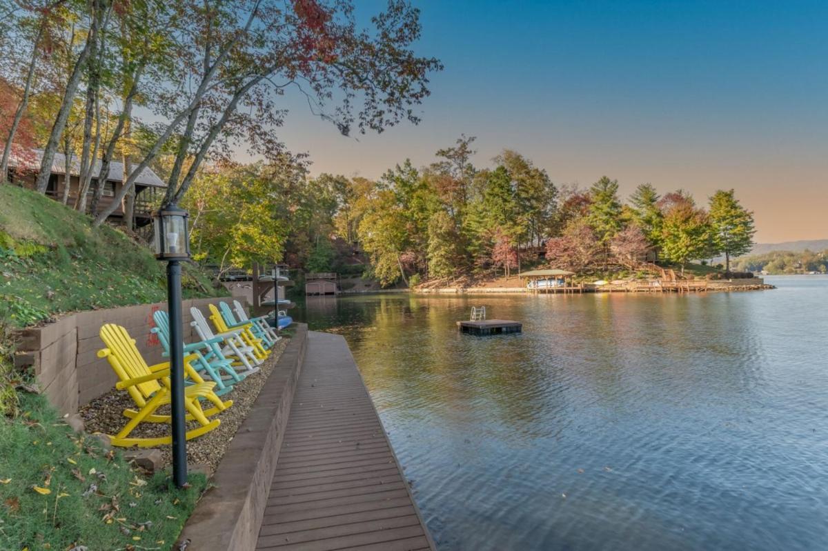 Вилла Russell'S Fort At White Oak Point: Historical Cabin On Lake Lure, Luxury, Direct Lake Access! Экстерьер фото