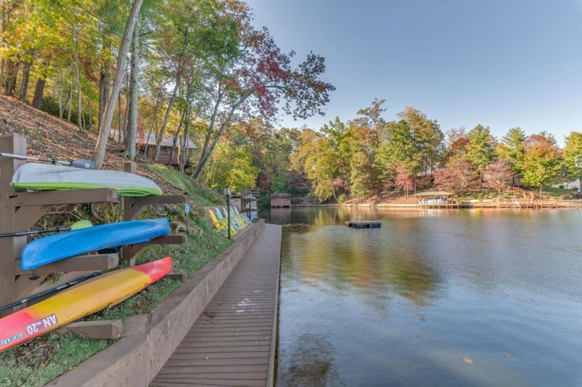Вилла Russell'S Fort At White Oak Point: Historical Cabin On Lake Lure, Luxury, Direct Lake Access! Экстерьер фото