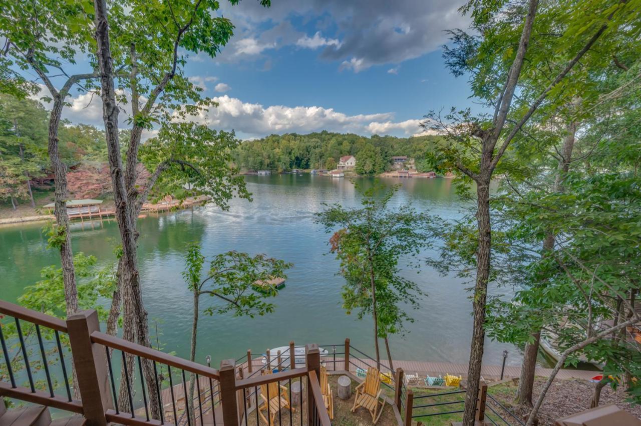 Вилла Russell'S Fort At White Oak Point: Historical Cabin On Lake Lure, Luxury, Direct Lake Access! Экстерьер фото