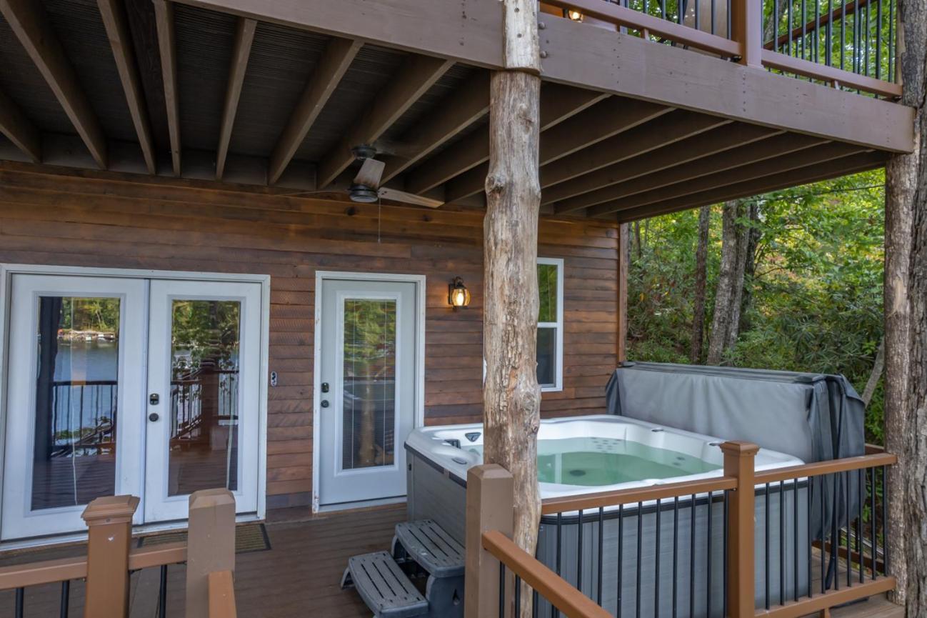 Вилла Russell'S Fort At White Oak Point: Historical Cabin On Lake Lure, Luxury, Direct Lake Access! Экстерьер фото