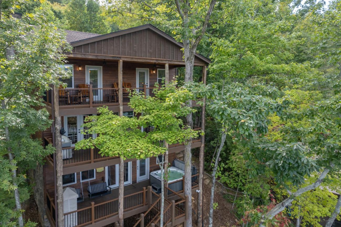 Вилла Russell'S Fort At White Oak Point: Historical Cabin On Lake Lure, Luxury, Direct Lake Access! Экстерьер фото